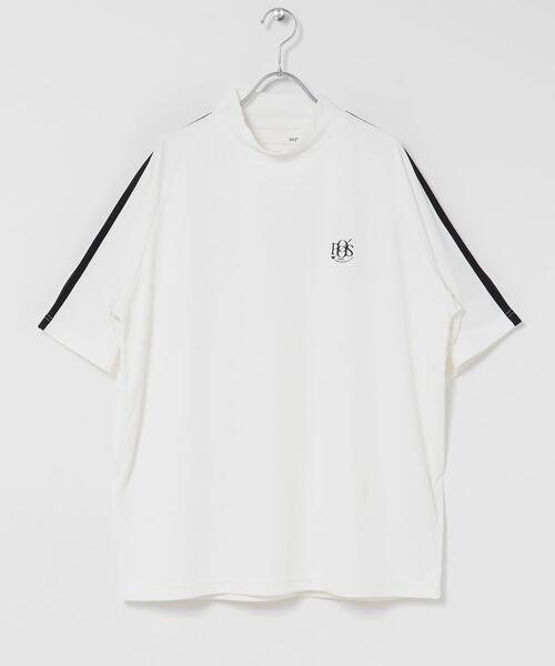 URBAN RESEARCH Sonny Label(アーバンリサーチサニーレーベル)の「OOPS 吸水速乾ラインモックネックTシャツ(Tシャツ/カットソー・メンズ・ブラック/オフホワイト/ネイビー・LARGE/X-LARGE/MEDIUM)」の6枚目の写真
