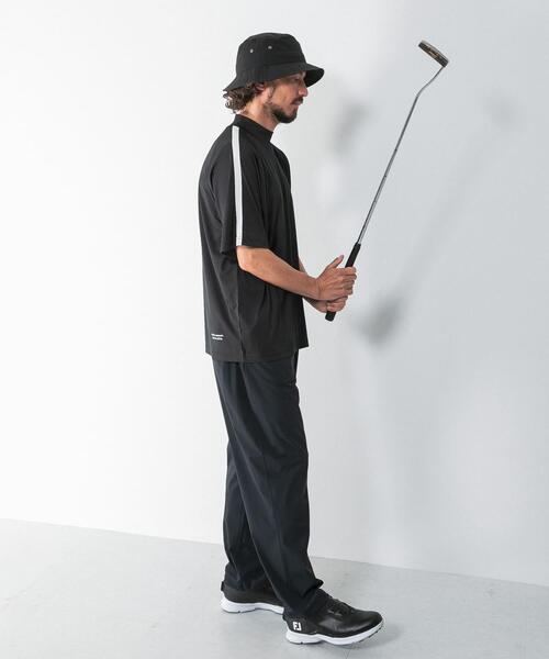 URBAN RESEARCH Sonny Label(アーバンリサーチサニーレーベル)の「OOPS 吸水速乾ラインモックネックTシャツ(Tシャツ/カットソー・メンズ・ブラック/オフホワイト/ネイビー・LARGE/X-LARGE/MEDIUM)」の14枚目の写真