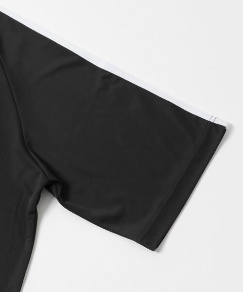URBAN RESEARCH Sonny Label(アーバンリサーチサニーレーベル)の「OOPS 吸水速乾ラインモックネックTシャツ(Tシャツ/カットソー・メンズ・ブラック/オフホワイト/ネイビー・LARGE/X-LARGE/MEDIUM)」の18枚目の写真