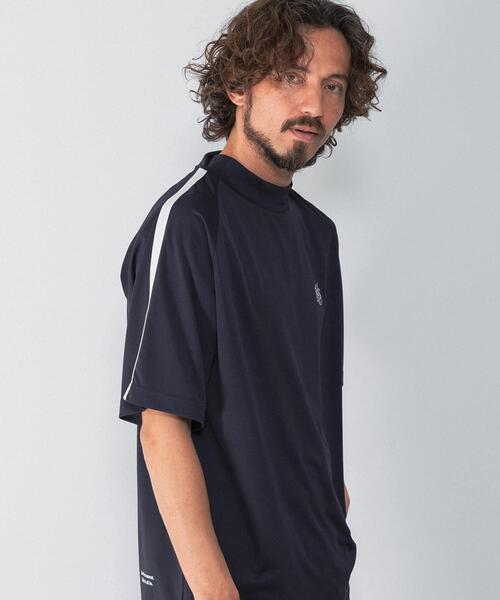 URBAN RESEARCH Sonny Label(アーバンリサーチサニーレーベル)の「OOPS 吸水速乾ラインモックネックTシャツ(Tシャツ/カットソー・メンズ・ブラック/オフホワイト/ネイビー・LARGE/X-LARGE/MEDIUM)」の19枚目の写真