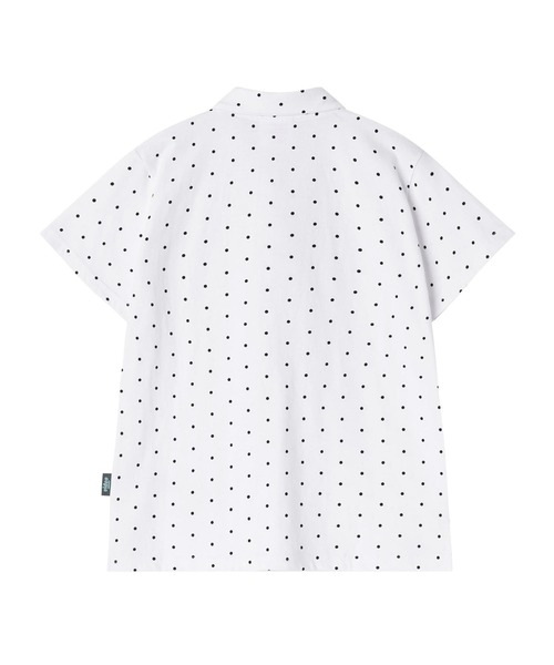 Video Jockey(ビデオジョッキー)の「VIDEO JOCKEY/ドットポロトップス(Tシャツ/カットソー・レディース・ブラック/ホワイト・X-SMALL)」の6枚目の写真