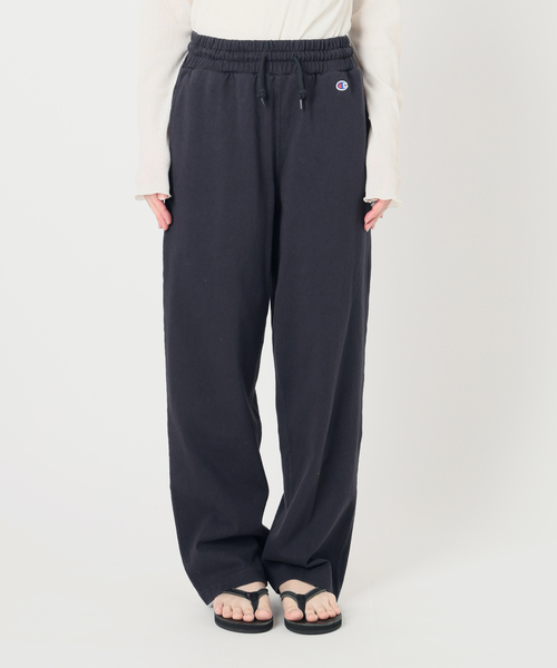 FRAMeWORK(フレームワーク)の「≪追加≫CHAMPION/チャンピオン 別注JERSEY EASYパンツ(スウェットパンツ・レディース・キャメル/ブラック・FREE)」の4枚目の写真