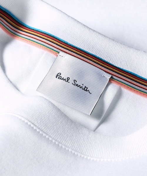 Paul Smith(ポールスミス)の「ウィメンズ "Signature Stripe" ノースリーブ カットソー / 165154 J275(Tシャツ/カットソー・レディース・ホワイト/ブラック/ブルー・MEDIUM)」の7枚目の写真