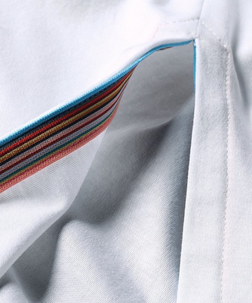 Paul Smith(ポールスミス)の「ウィメンズ "Signature Stripe" ノースリーブ カットソー / 165154 J275(Tシャツ/カットソー・レディース・ホワイト/ブラック/ブルー・MEDIUM)」の10枚目の写真