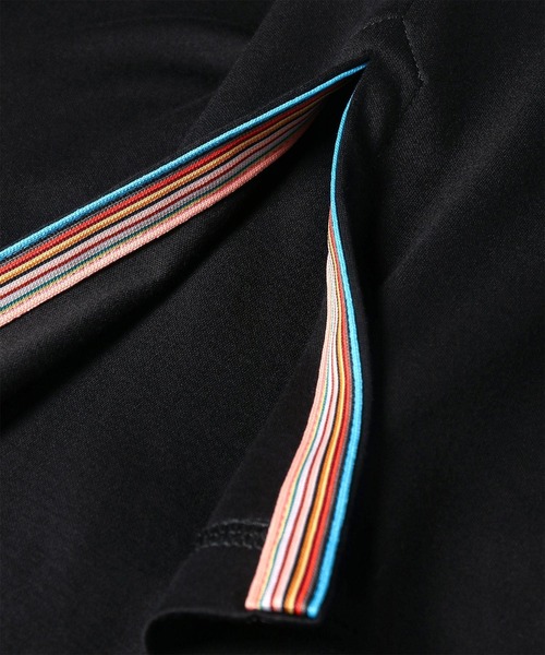 Paul Smith(ポールスミス)の「ウィメンズ "Signature Stripe" ノースリーブ カットソー / 165154 J275(Tシャツ/カットソー・レディース・ホワイト/ブラック/ブルー・MEDIUM)」の13枚目の写真