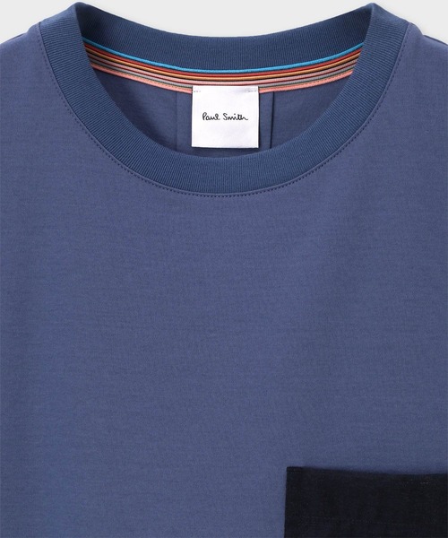 Paul Smith(ポールスミス)の「ウィメンズ "Signature Stripe" ノースリーブ カットソー / 165154 J275(Tシャツ/カットソー・レディース・ホワイト/ブラック/ブルー・MEDIUM)」の21枚目の写真