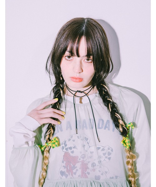 Little sunny bite(リトルサニーバイト)の「【8】【it】【Little Sunny Bite 】tulle girly tunick(シャツ/ブラウス・レディース・ピンク/グリーン/ブラック・MEDIUM/SMALL)」の9枚目の写真