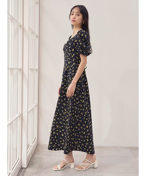 SNIDEL(スナイデル)の「【販路限定サイズあり】Sustainableフルーツプリントワンピース(ワンピース・レディース・ダークネイビー/ピンク/アイボリー・00/2/1/0)」の16枚目の写真