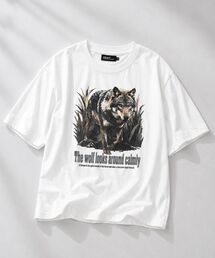 アソートアニマル柄ビッグTシャツ