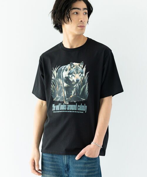 CRAFT STANDARD BOUTIQUE(クラフトスタンダードブティック)の「アソートアニマル柄ビッグTシャツ(Tシャツ/カットソー・メンズ・D/C/F/E/J/A/I/G/B/H・M/L)」の10枚目の写真