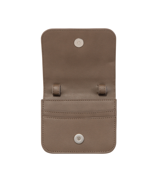 THECOLDESTMOMENT(ザコールデストモーメント)の「TCM 3-way mini flap bag (brown)(メッセンジャーバッグ・レディース・その他・OS)」の5枚目の写真