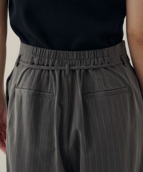 DISCOAT（ディスコート）の「【Noka】ハイウエストベルト付ワイドパンツ（その他パンツ・レディース・ベージュ/グレー・FREE）」の21枚目の写真