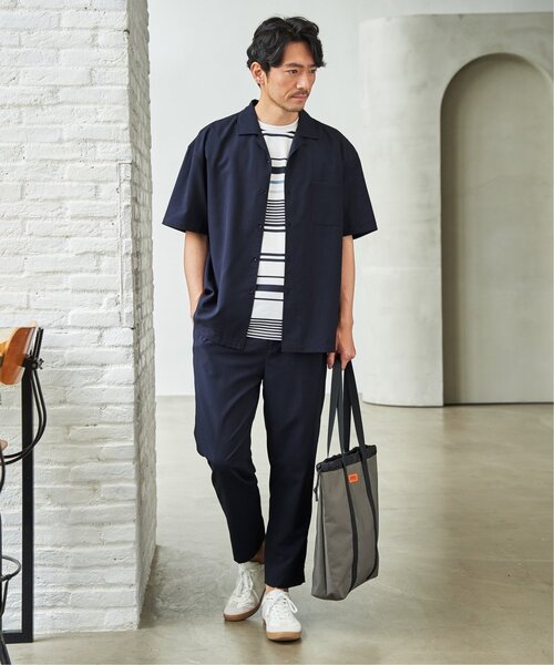 ikka（イッカ）の「【MonoMax × 小泉孝太郎】Reflax(R)冷感UVオープンカラーシャツ「小泉孝太郎さん着用モデル」（シャツ/ブラウス・メンズ・ブラウン系その他/ネイビー/チャコール/ターコイズブルー/グリーン/ライトグレー・M/S/XL/L）」の22枚目の写真