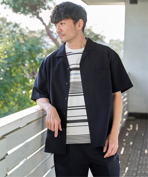ikka（イッカ）の「【MonoMax × 小泉孝太郎】Reflax(R)冷感UVオープンカラーシャツ「小泉孝太郎さん着用モデル」（シャツ/ブラウス・メンズ・ブラウン系その他/ネイビー/チャコール/ターコイズブルー/グリーン/ライトグレー・M/S/XL/L）」の15枚目の写真