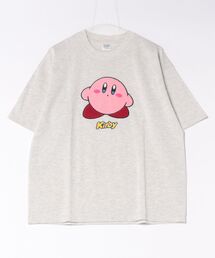【 Kirby 】 星のカービー サガラ刺繍半袖Ｔシャツ 26S5