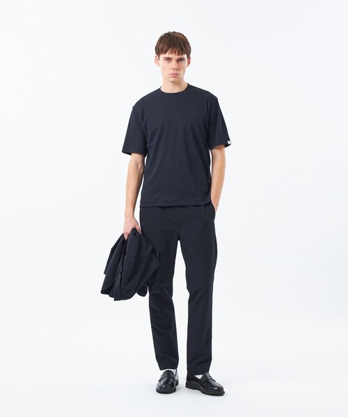 MACKINTOSH PHILOSOPHY(マッキントッシュ フィロソフィー)の「クルーネックTシャツ ミニワッフル(Tシャツ/カットソー・メンズ・チャコールグレー/ダークネイビー/ライトグレー・38/40)」の5枚目の写真