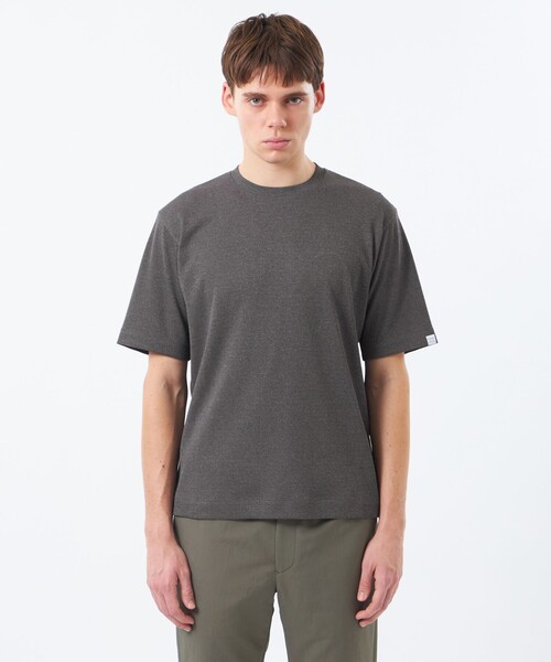 MACKINTOSH PHILOSOPHY(マッキントッシュ フィロソフィー)の「クルーネックTシャツ ミニワッフル(Tシャツ/カットソー・メンズ・チャコールグレー/ダークネイビー/ライトグレー・38/40)」の6枚目の写真