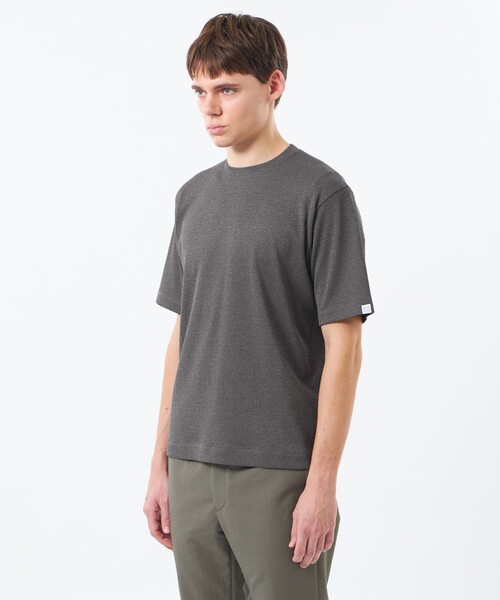 MACKINTOSH PHILOSOPHY(マッキントッシュ フィロソフィー)の「クルーネックTシャツ ミニワッフル(Tシャツ/カットソー・メンズ・チャコールグレー/ダークネイビー/ライトグレー・38/40)」の7枚目の写真