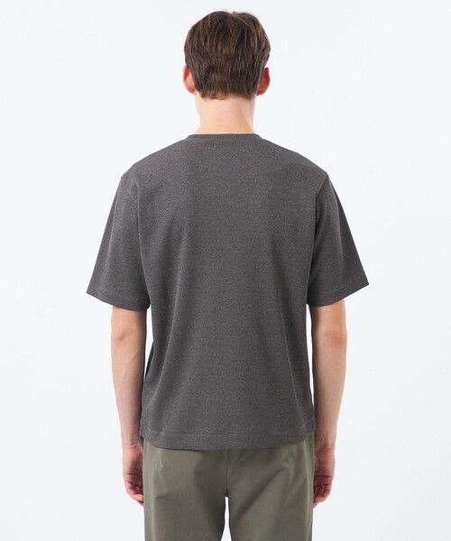 MACKINTOSH PHILOSOPHY(マッキントッシュ フィロソフィー)の「クルーネックTシャツ ミニワッフル(Tシャツ/カットソー・メンズ・チャコールグレー/ダークネイビー/ライトグレー・38/40)」の8枚目の写真