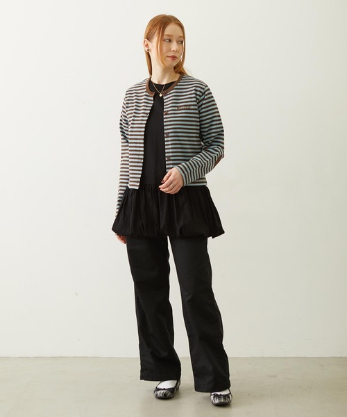 MILKFED.(ミルクフェド)の「BALLOON TUNIC(Tシャツ/カットソー・レディース・ベージュ/ブラック/ホワイト・ONE SIZE)」の13枚目の写真