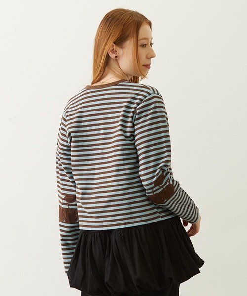 MILKFED.(ミルクフェド)の「BALLOON TUNIC(Tシャツ/カットソー・レディース・ベージュ/ブラック/ホワイト・ONE SIZE)」の10枚目の写真