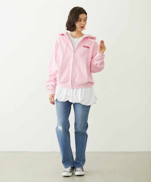 MILKFED.(ミルクフェド)の「BALLOON TUNIC(Tシャツ/カットソー・レディース・ベージュ/ブラック/ホワイト・ONE SIZE)」の21枚目の写真