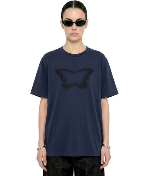 REBRENNER(リブレンナー)の「DTF 20番手 ブラックバタフライスタンダード 半袖Tシャツ ホワイト(Tシャツ/カットソー・レディース・その他・SMALL/MEDIUM/LARGE/X-LARGE/2XL/3XL/4XL)」の4枚目の写真