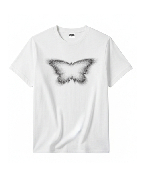 REBRENNER(リブレンナー)の「DTF 20番手 ブラックバタフライスタンダード 半袖Tシャツ ホワイト(Tシャツ/カットソー・レディース・その他・SMALL/MEDIUM/LARGE/X-LARGE/2XL/3XL/4XL)」の9枚目の写真