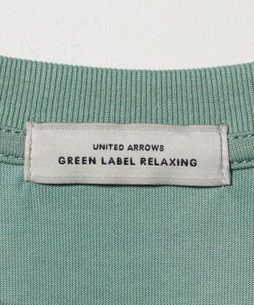 green label relaxing（グリーンレーベルリラクシング）の「バックスリット   プルオーバー カットソー 制菌（Tシャツ/カットソー・レディース・ダークグレー/オフホワイト/ブラウン/ライム・FREE）」の20枚目の写真