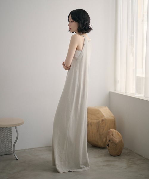LAULEN(ローレン)の「multi way shawl set american sleeve dress /マルチウェイショールセット アメリカンスリーブドレス(ワンピース・レディース・グレー/ブラック・FREE)」の14枚目の写真