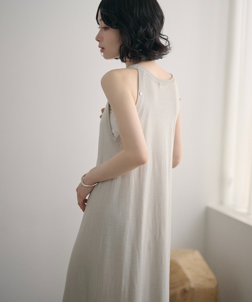 LAULEN(ローレン)の「multi way shawl set american sleeve dress /マルチウェイショールセット アメリカンスリーブドレス(ワンピース・レディース・グレー/ブラック・FREE)」の18枚目の写真