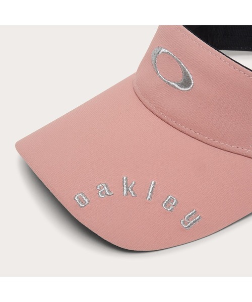 OAKLEY(オークリー)の「オークリーELEVATE VISOR 25.0 サンバイザー/ゴルフ/吸汗速乾/抗菌防臭/OAKLEY(サンバイザー・レディース・コーラルピンク・ONE SIZE)」の3枚目の写真
