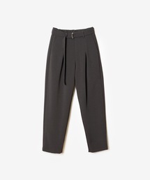 PE ストレッチダブルクロス タックトラウザーズ / PE STRETCH DOUBLE CLOTH CROSS TUCK TROUSERS