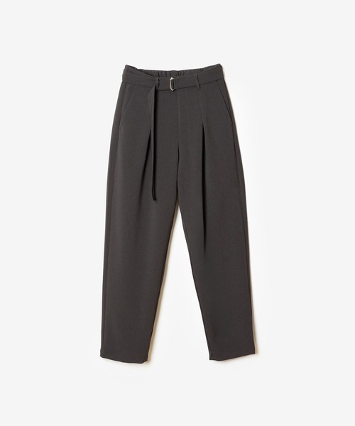ATTACHMENT(アタッチメント)の「PE ストレッチダブルクロス タックトラウザーズ / PE STRETCH DOUBLE CLOTH CROSS TUCK TROUSERS(スラックス・メンズ・ブラック/ブラウン/グレー・1/3/2/4)」の2枚目の写真