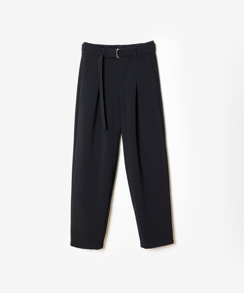 ATTACHMENT(アタッチメント)の「PE ストレッチダブルクロス タックトラウザーズ / PE STRETCH DOUBLE CLOTH CROSS TUCK TROUSERS(スラックス・メンズ・ブラック/ブラウン/グレー・1/3/2/4)」の1枚目の写真