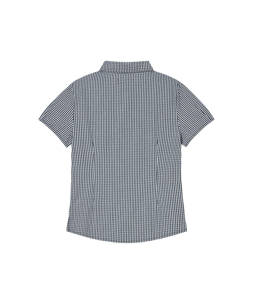 NYXX（エヌワイエックスエックス）の「CHECK BLOUSE NAVY（シャツ/ブラウス・レディース・その他・FREE）」の3枚目の写真