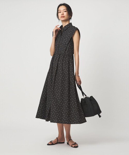 green label relaxing(グリーンレーベルリラクシング)の「エリキリカエ フレンチスリーブ ワンピース(ワンピース・レディース・コバルトブルー/ネイビー/その他1・FREE)」の10枚目の写真
