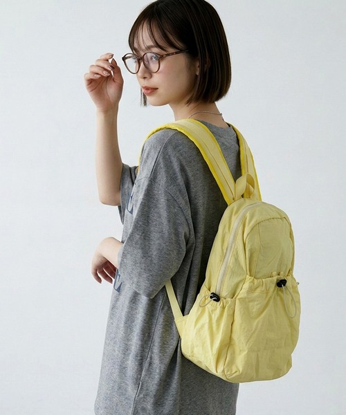 CRB(シーアールビー)の「コンパクトミニリュック(バックパック/リュック・レディース・イエロー/アイボリー/ブラック・F)」の22枚目の写真