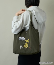 【MOOMIN】(ムーミン) 軽量 A4 B4収納 軽撥水 刺繍 マルシェバッグ RMPK-06HR