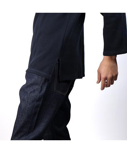 FREAK'S STORE（フリークスストア）の「ミリタリーフライスプルオーバー（Tシャツ/カットソー・メンズ・ホワイト/ネイビー/ブラック/グレー・MEDIUM/LARGE）」の16枚目の写真