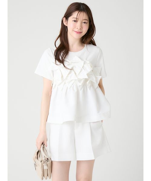 HANAE MORI×CELFORDコラボ】バタフライリボンチュニック（Tシャツ