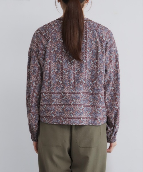 NOMBRE IMPAIR(ノンブルアンペール)の「ペイズリーストライプ パフスリーブボレロ(シャツ/ブラウス・レディース・ボルドー/ブラウン・FREE)」の21枚目の写真