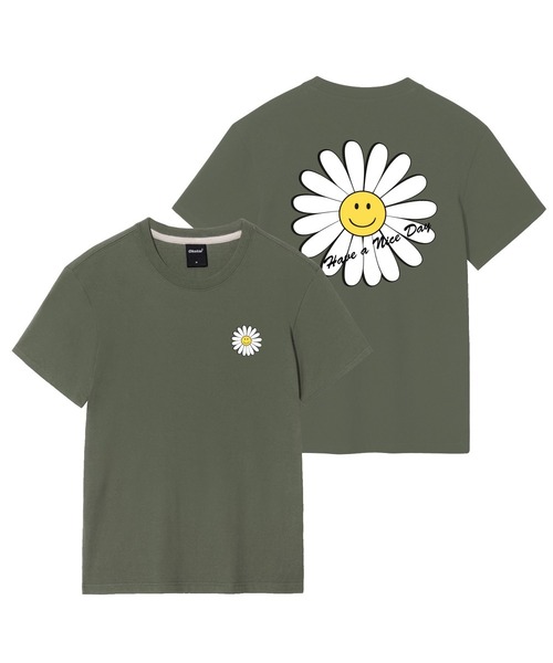 OKSTAR(オクスター)の「ナイスデイフラワーバンファルティ(Tシャツ/カットソー・レディース・ホワイト/ライトベージュ/ダークグレー/カーキ/ダークブルー/クリーム/ライトグレー/ブラック/ネイビー/グレー/ダークグリーン・SMALL/MEDIUM/LARGE/X-LARGE/2XL/3XL/4XL)」の9枚目の写真