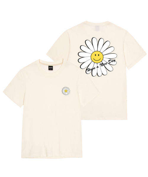 OKSTAR(オクスター)の「ナイスデイフラワーバンファルティ(Tシャツ/カットソー・レディース・ホワイト/ライトベージュ/ダークグレー/カーキ/ダークブルー/クリーム/ライトグレー/ブラック/ネイビー/グレー/ダークグリーン・SMALL/MEDIUM/LARGE/X-LARGE/2XL/3XL/4XL)」の16枚目の写真