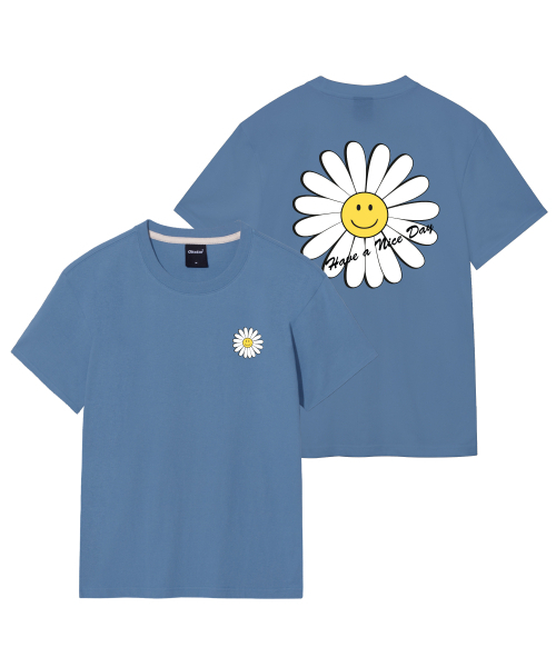 OKSTAR(オクスター)の「ナイスデイフラワーバンファルティ(Tシャツ/カットソー・レディース・ホワイト/ライトベージュ/ダークグレー/カーキ/ダークブルー/クリーム/ライトグレー/ブラック/ネイビー/グレー/ダークグリーン・SMALL/MEDIUM/LARGE/X-LARGE/2XL/3XL/4XL)」の17枚目の写真