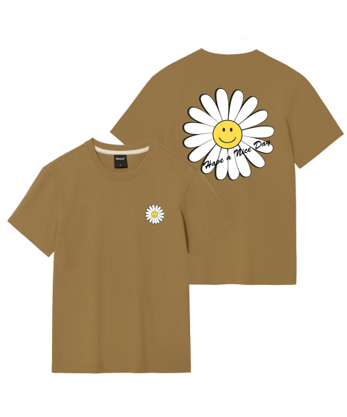 OKSTAR(オクスター)の「ナイスデイフラワーバンファルティ(Tシャツ/カットソー・レディース・ホワイト/ライトベージュ/ダークグレー/カーキ/ダークブルー/クリーム/ライトグレー/ブラック/ネイビー/グレー/ダークグリーン・SMALL/MEDIUM/LARGE/X-LARGE/2XL/3XL/4XL)」の18枚目の写真