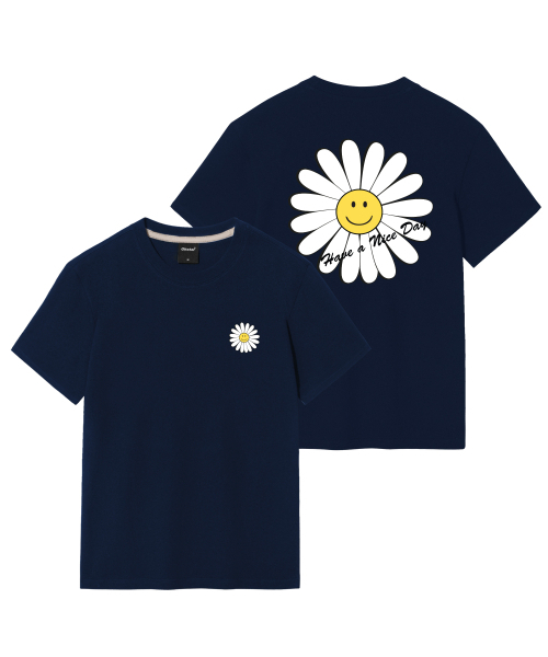 OKSTAR(オクスター)の「ナイスデイフラワーバンファルティ(Tシャツ/カットソー・レディース・ホワイト/ライトベージュ/ダークグレー/カーキ/ダークブルー/クリーム/ライトグレー/ブラック/ネイビー/グレー/ダークグリーン・SMALL/MEDIUM/LARGE/X-LARGE/2XL/3XL/4XL)」の20枚目の写真