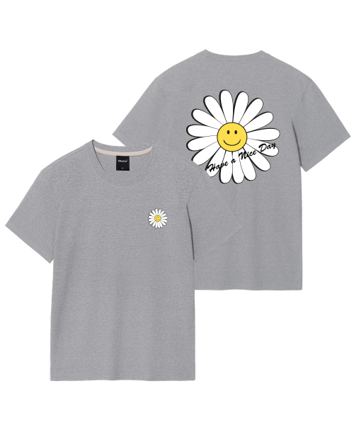 OKSTAR(オクスター)の「ナイスデイフラワーバンファルティ(Tシャツ/カットソー・レディース・ホワイト/ライトベージュ/ダークグレー/カーキ/ダークブルー/クリーム/ライトグレー/ブラック/ネイビー/グレー/ダークグリーン・SMALL/MEDIUM/LARGE/X-LARGE/2XL/3XL/4XL)」の21枚目の写真