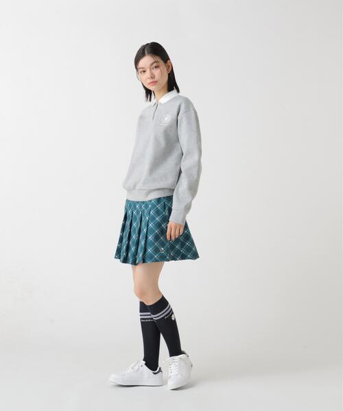 Jack Bunny!!(ジャックバニー)の「【Jack Bunny!!】ハイゲージダブルフェイス長袖ポロシャツ(ポロシャツ・レディース・ブルー・MEDIUM)」の15枚目の写真