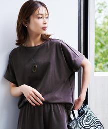 UNTITLED | 【セットアップ可/接触冷感】ヴィンテージライクドルマンカットソー(Tシャツ/カットソー)